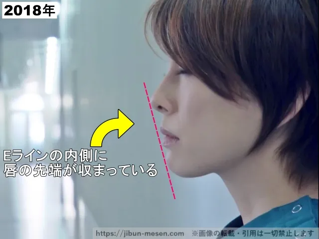 Eラインが美しい米倉涼子