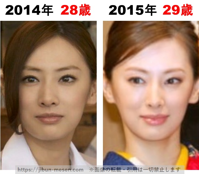 北川景子の整形検証2014年〜2015年の画像