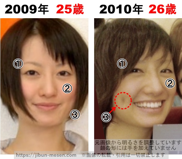 松本まりかの整形検証2009年～2010年の画像