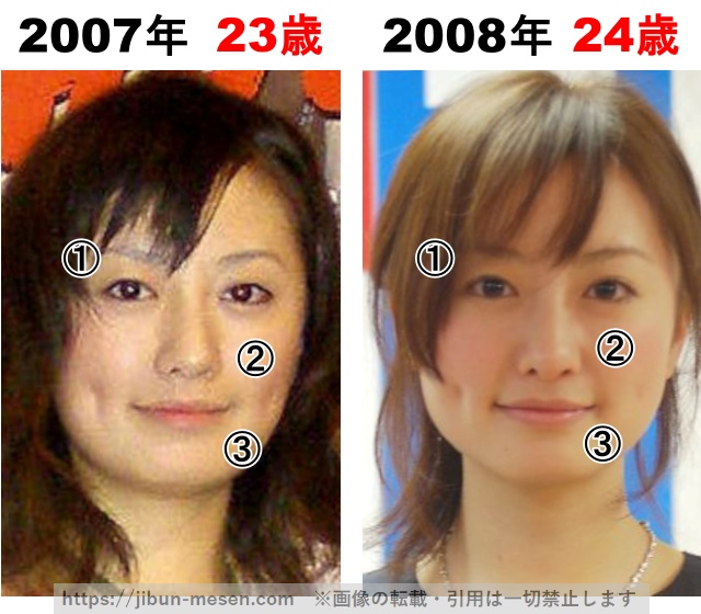 松本まりかの整形検証2007年～2008年の画像