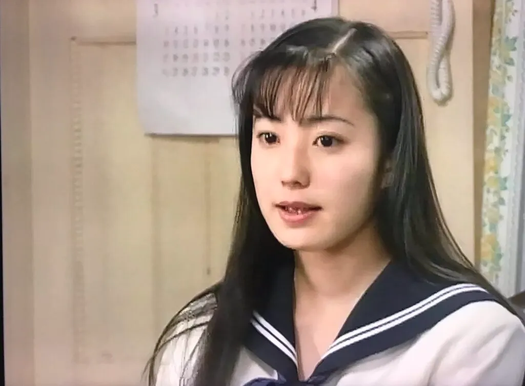 ドラマに出演した菅野美穂（1996年）