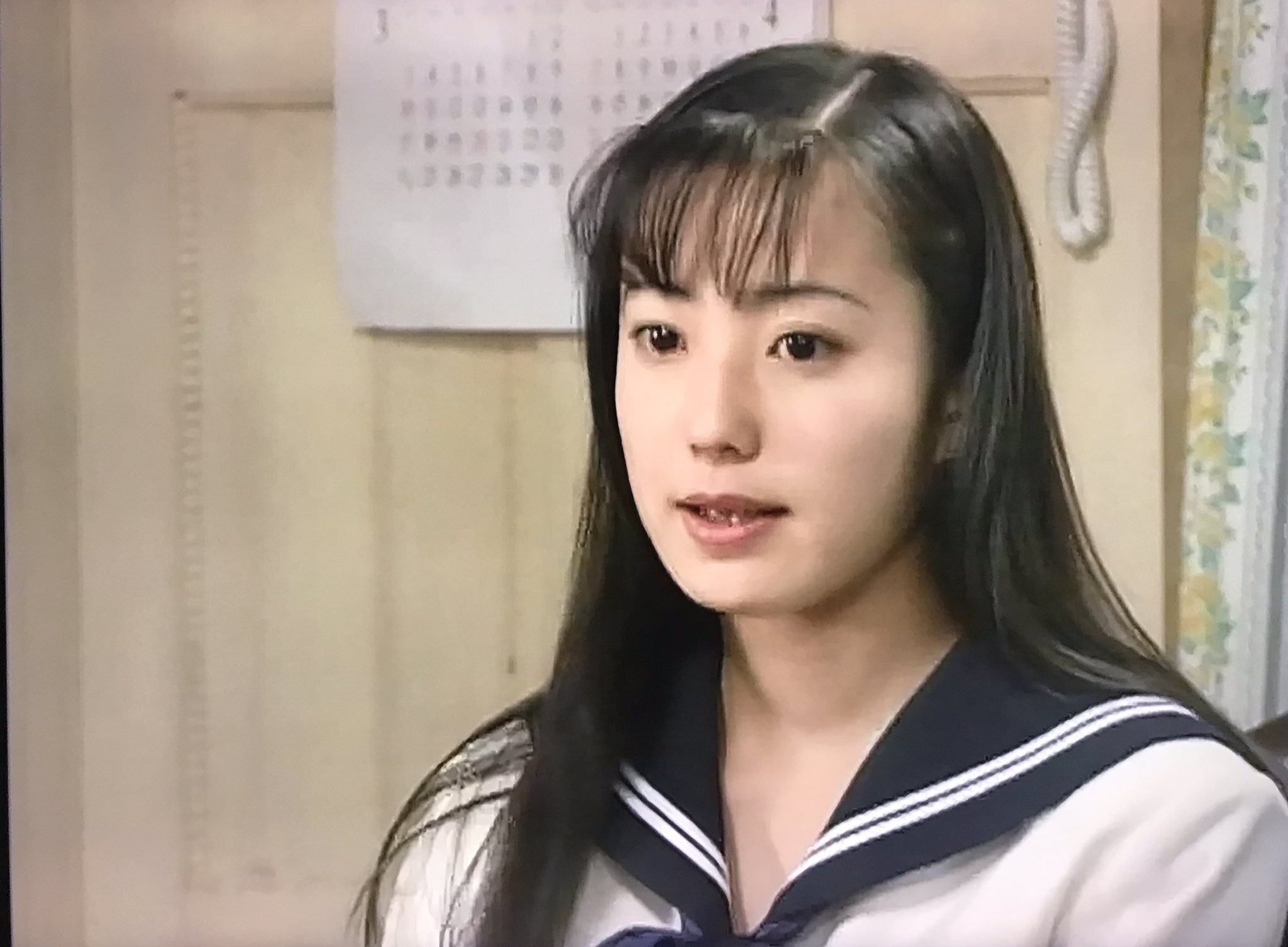 ドラマに出演した菅野美穂（1996年）の画像