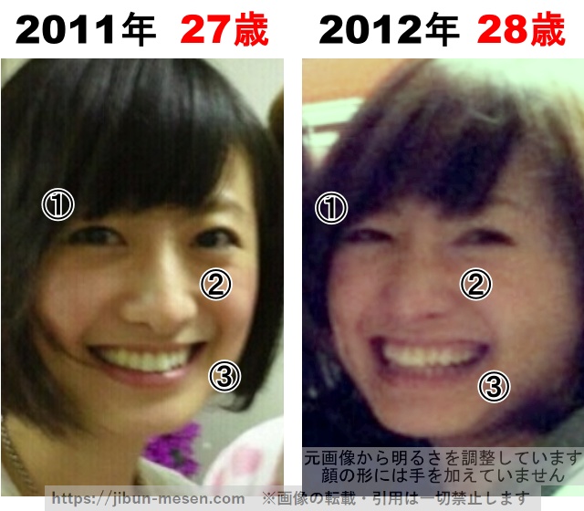 松本まりかの整形検証2011年～2012年の画像
