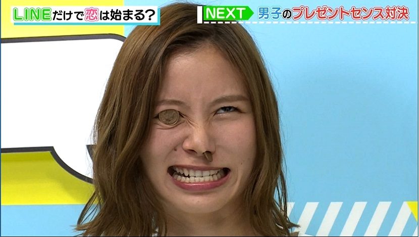 10円玉を使った衝撃的な芸を披露する朝日奈央の画像