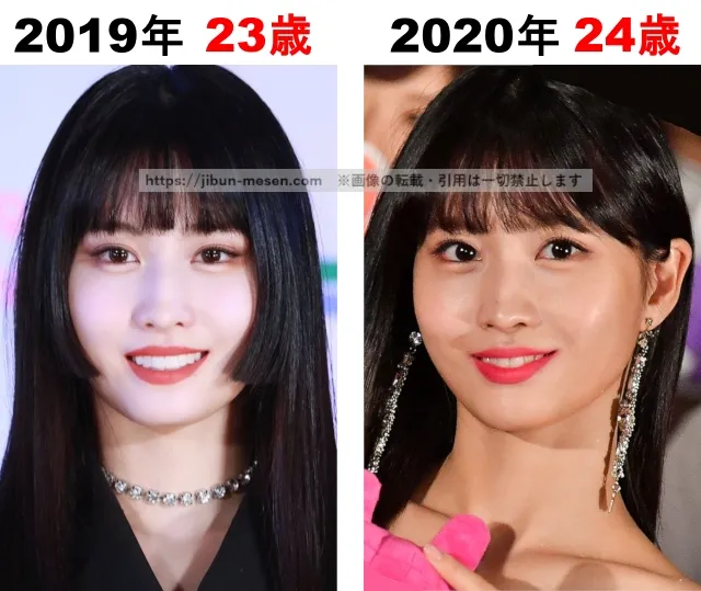TWICEモモの整形検証2019年〜2020年