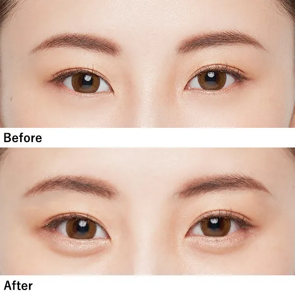 涙袋メイクのビフォーアフター（資生堂HPより引用）