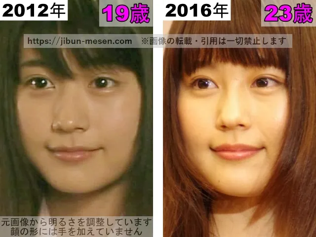 有村架純の目の整形検証2012年〜2016年