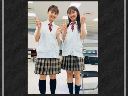 出口真帆と比べて足が太いようにも見える飯沼愛