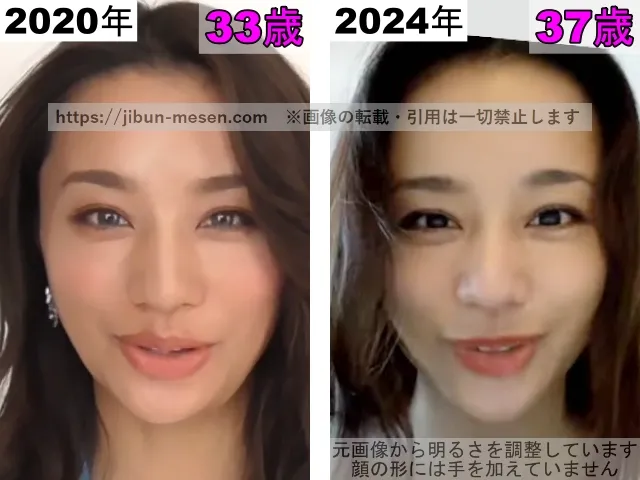 高橋メアリージュンの目の整形検証2020年〜2024年