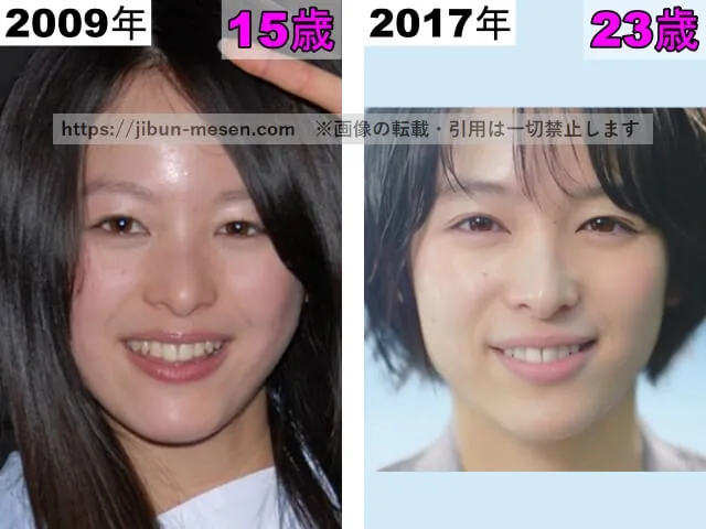 清野菜名の目の整形検証2009年～2017年