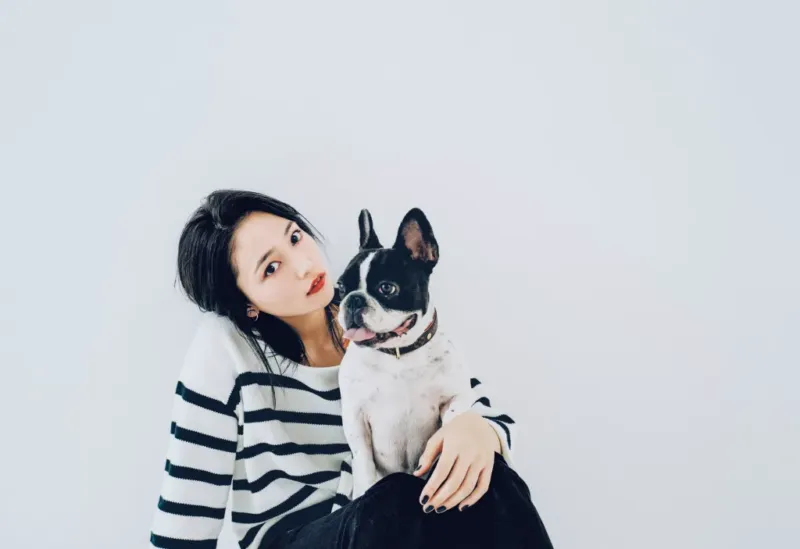 犬を飼っている川口春奈