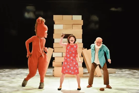 舞台「気づかいルーシー」に出演した岸井ゆきの