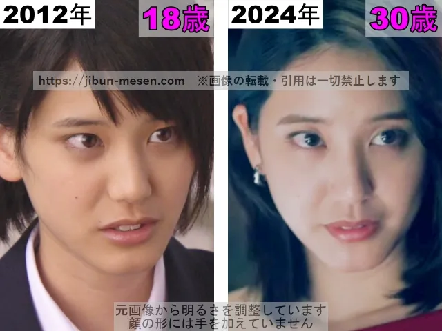 山崎紘菜の唇の整形検証2012年～2024年