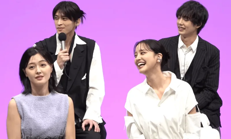 ドラマ「ジョフウ」の記者会見に出演した久住小春