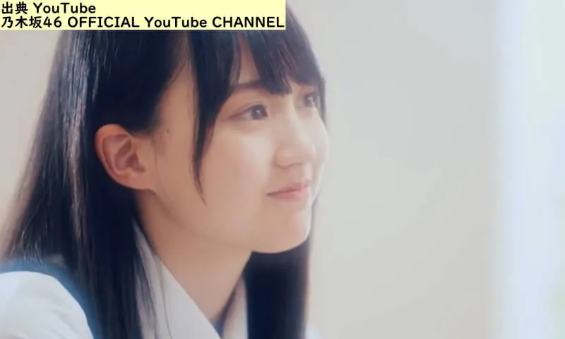 乃木坂46の賀喜遥香(出典:YouTube 乃木坂46 OFFICIAL YouTube CHANNEL)