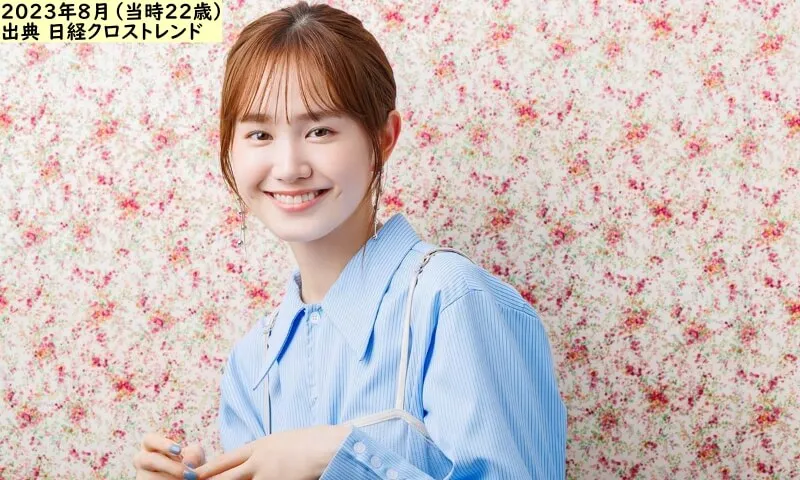 未整形と思われる尾碕真花（出典：日経クロストレンド）