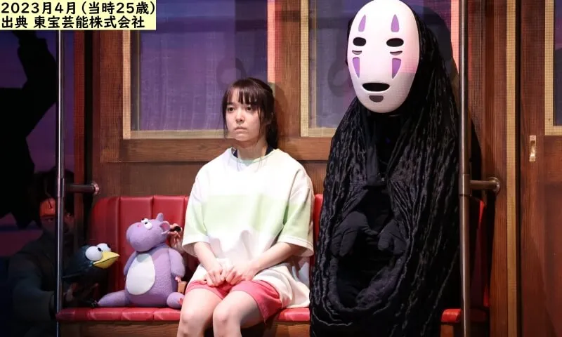 舞台「千と千尋の神隠し」に出演した上白石萌音(出典:東宝芸能株式会社)