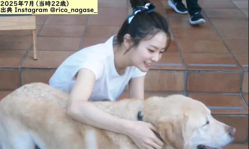 ドラマ「初恋DOGs」に出演中の永瀬莉子（出典：Instagram）※現在リンク切れ