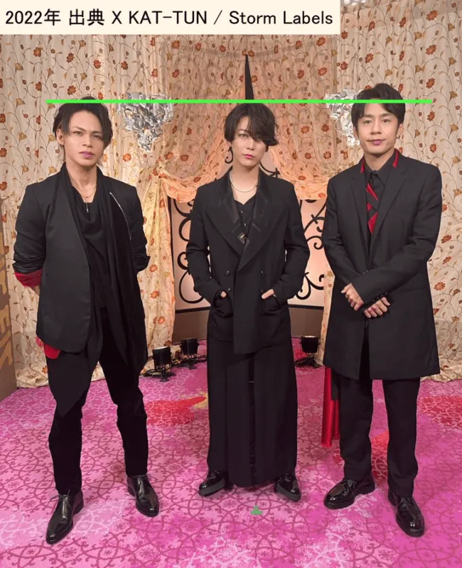 fns歌謡祭に出演した亀梨和也の画像_中央(出典:X_KAT-TUN_StormLabels)