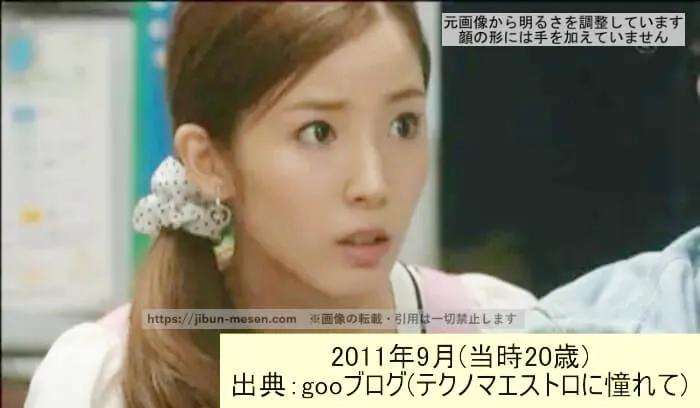 フジテレビ系ドラマ「全開ガール」に出演した蓮佛美沙子2011_9 出典:gooブログ(テクノマエストロに憧れて)※現在はリンク切れ