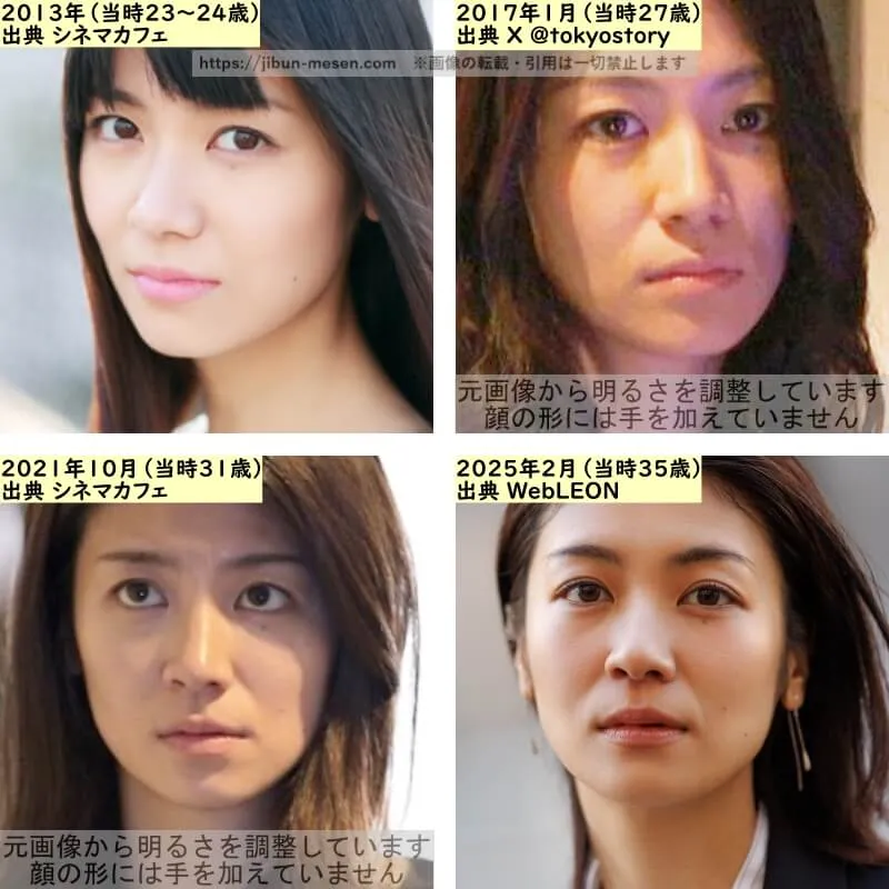 瀧内公美の唇の整形検証2013年～2025年