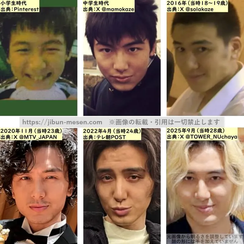 藤井風の時系列ギャラリーの画像