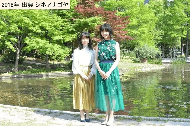 映画『羊と鋼の森』のイベントに参加した上白石萌音　左（出典：シネアナゴヤ）