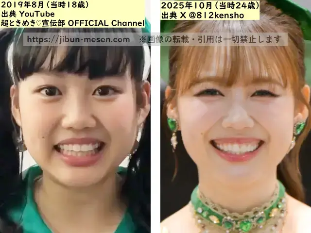 吉川ひよりの体重の変化2019年～2025年の画像