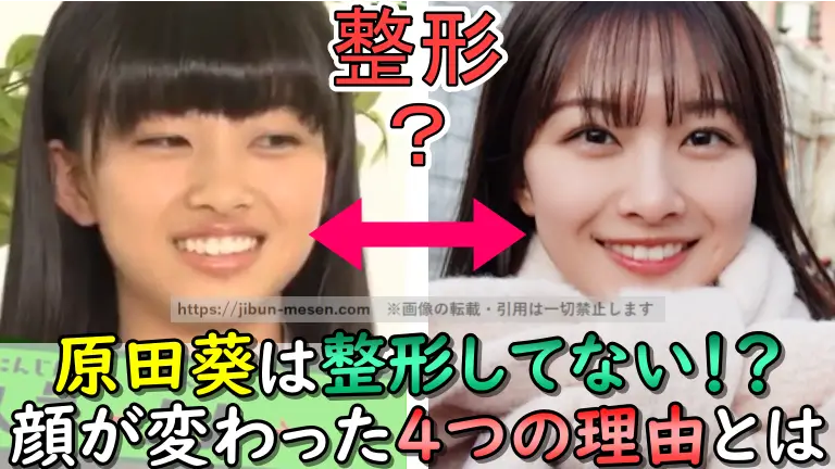 原田葵は整形してない？ 顔が変わった４つの理由とは