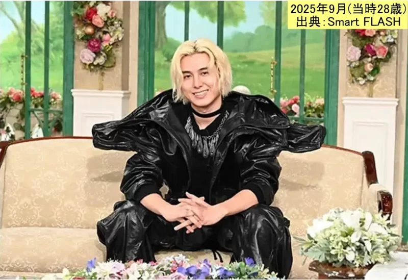 「徹子の部屋」に奇抜な衣装で出演した藤井風 の画像